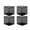 Black-B, variant on 4 Pcs Aquatic Pond Planting Bags - 7"x7"x6.8" Square Reusable Mesh Water Garden Pots, Breathable Black Containers for Pond Bog and Terrestrial