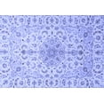 thumbnail image 1 of Ahgly Company Indoor Rectangle Medallion Blue Traditional Area Rugs, 2' x 3', 1 of 4