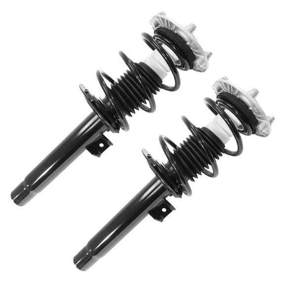 Detroit Axle - 2 Front Struts for 328i 320i 335i 340i 428i ActiveHybrid 3, Struts with Coil Spring Assembly Replacement Quick Complete Struts Suspension