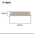 thumbnail image 1 of 3Pcs Silent Oil Free Air Compressor Pump Head Valve Plates Belt Piston Machine, 1 of 2