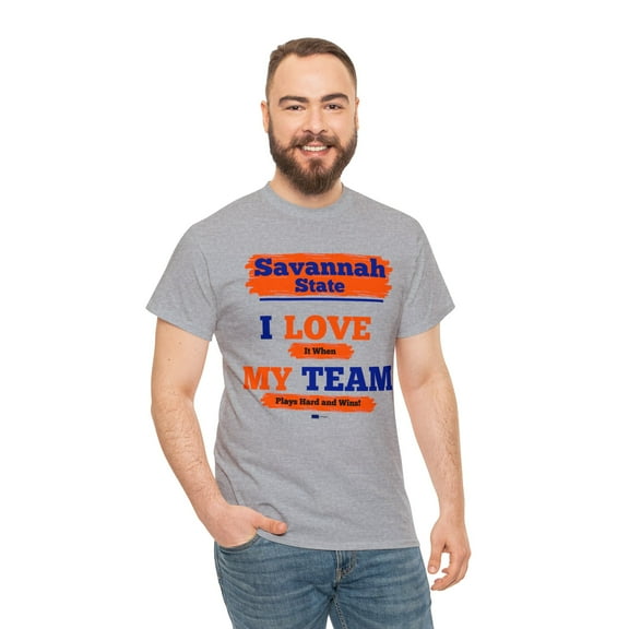 DJH Apparel | Savannah State: I LOVE MY TEAM Sports Athletic Unisex T-shirt