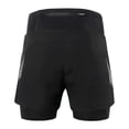 thumbnail image 3 of Pantalones cortos de ciclismo Pantalones cortos para correr 2 en 1 para hombre, pantalones cortos atléticos de cintura alta, pantalones cortos deportivos, pantalones cortos Arsuxeo Pantalones cortos de ciclismo, 3 of 5
