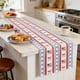thumbnail image 4 of CaiYueKe Independence Day Table Runner Red Patriotic 13x72 Inch , Linen 4th of July Table Decoration ,Red White and Blue Patriotic Table Runners for Holiday Decor Dinging ,Party ,Kitchen, 4 of 7