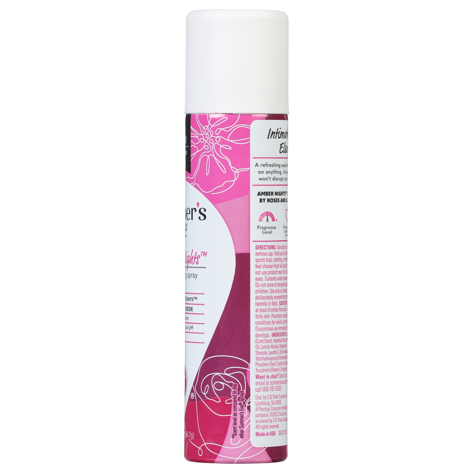 Summer’s Eve Amber Nights Daily Refreshing Feminine Spray, 2 oz
