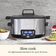 thumbnail image 3 of Cuisinart 3-In-1 Cook Central® Multiolla, olla de cocimiento lento, olla de vapor, Plateado, 5,67L, 1, 3 of 5