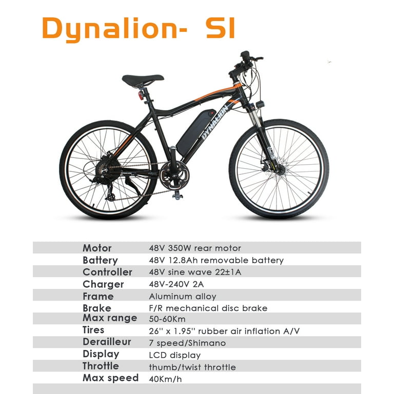dynalion electric mountain bike