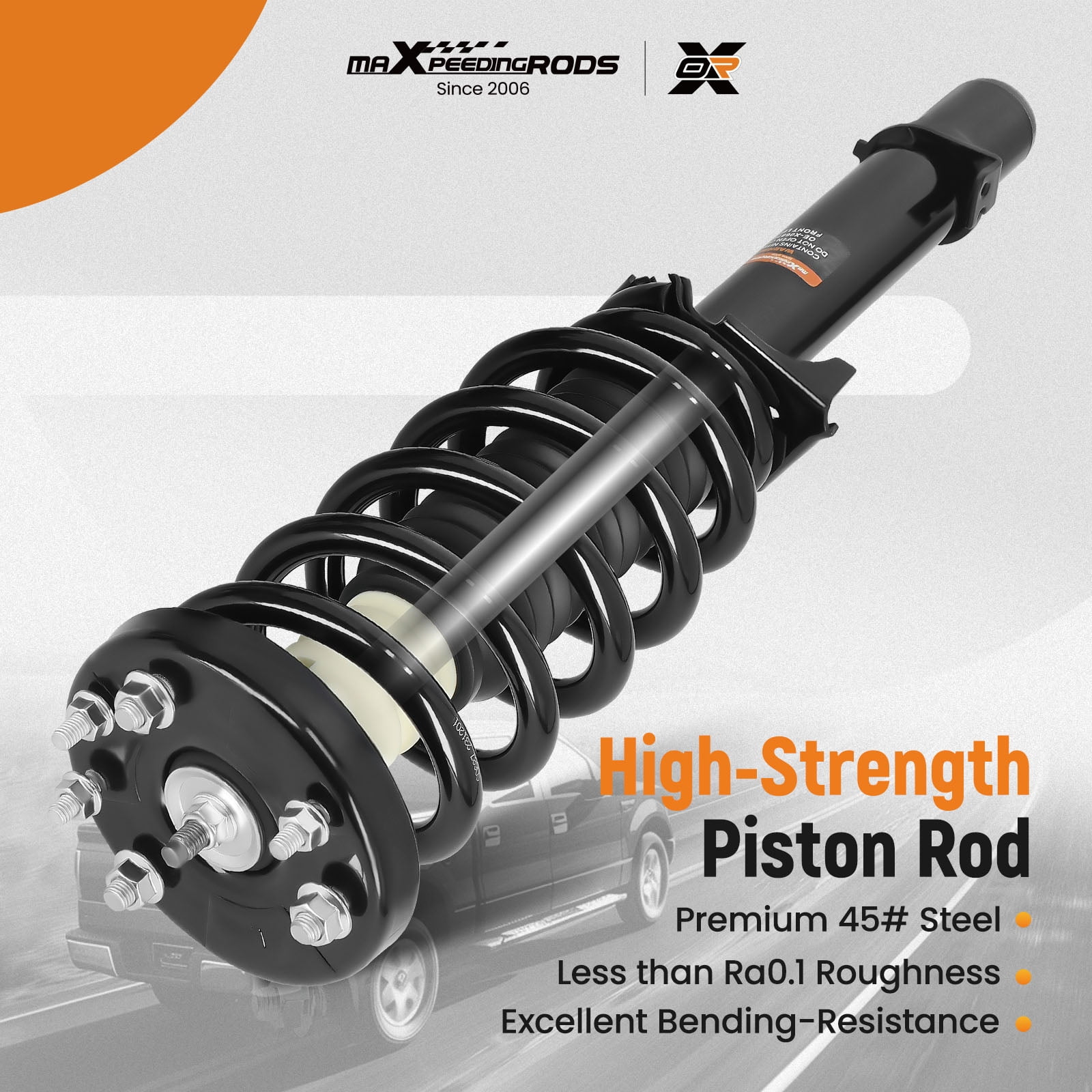 maXpeedingrods Front Pair Struts for 2009-2012 Acura TSX, 172771 172770 Complete Struts Coil Spring Assembly Shock Absorbers