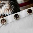 thumbnail image 4 of Castle Fairy Animal Eagle Blackout Curtains Set of 2 (52x84 Each) for Adults Female Men,Vintage American Flag Window Curtains,Independence Day Curtains and Drapes,Microfiber Bedroom Decor, 4 of 6