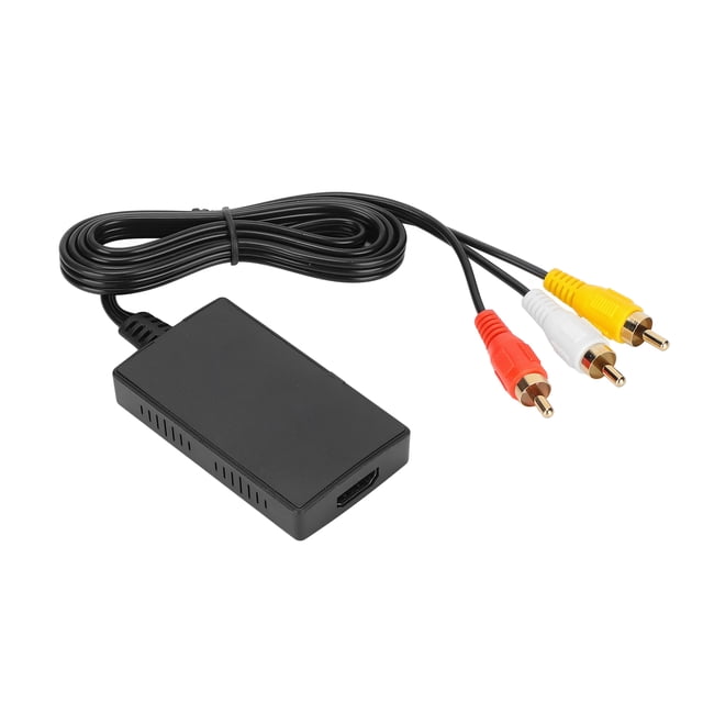 Convertidor de interfaz multimedia RC Ato HD, RCA a HD Multimedia macho A Vto Adaptador de interfaz multimedia HD Convertidor de interfaz multimedia HD Durabilidad extendida