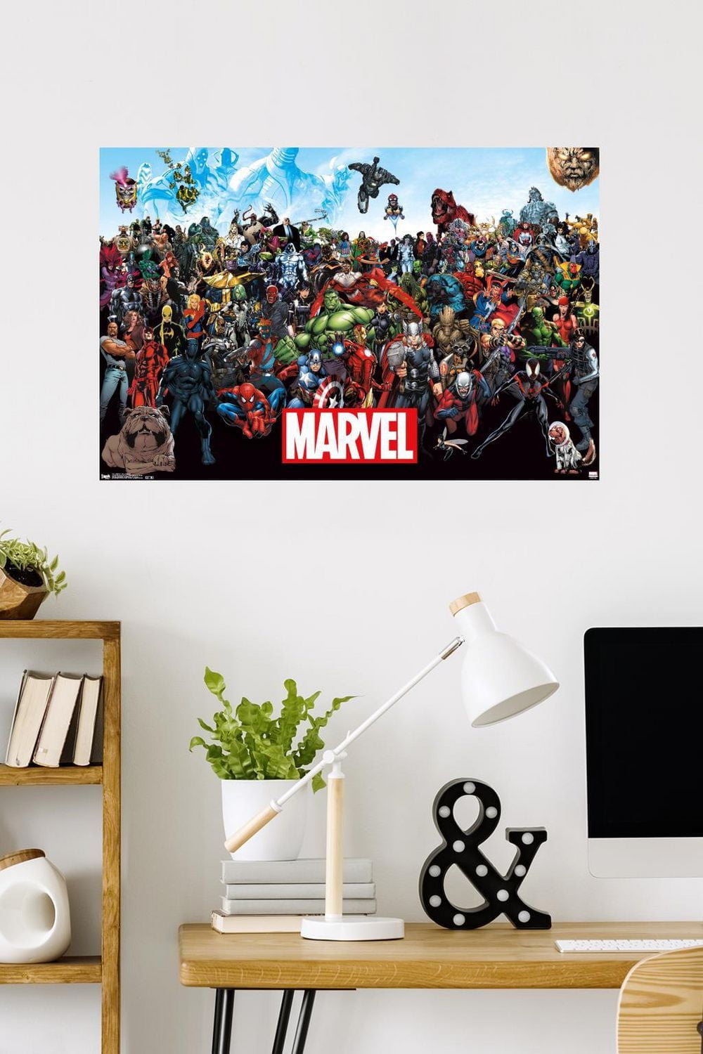 Marvel Comics The Marvel Lineup Wall Poster, 22.375" x 34"