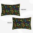 thumbnail image 2 of Susaid Pixel Game Print Pillowcases Multiple Size, Pillow Cover Super Soft Envelope Closure Standard Pillow Case-14"x20", 2 of 6