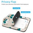 thumbnail image 3 of Square 2Pack PU Leather Panda Cruise Luggage Tag with Privacy Cover and Stainless Steel Ring - Suitable for Travel Handbags Backpacks Luggage Tags, 3 of 6