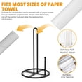 thumbnail image 6 of ZPAQI Practical Metal Paper Roll Dispenser Space saving Tissue Storage Stand Holder, 6 of 6