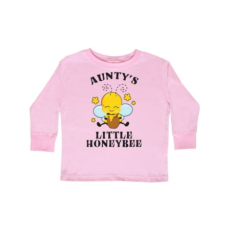 

Inktastic Cute Bee Aunty s Little Honeybee with Stars Gift Toddler Boy or Toddler Girl Long Sleeve T-Shirt