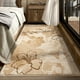 thumbnail image 2 of Alfombra marrón resistente a la suciedad con diseño floral para sala de estar, dormitorio, alfombras antideslizantes para el frente de la cama, alfombras europeas suaves y esponjosas para sala de estu, 2 of 4