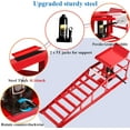 Car Ramps 2 Pack Hydraulic High Lift Service Vehicle Ramps 5T 11023 lbs
