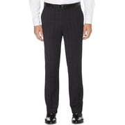 Perry Ellis Mens Window Pane Slim Fit Dress Pants