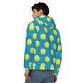 thumbnail image 4 of Naloa Ball Tennis Men’s Hoodies, Zip up Hoodie, Sweatshirts,Hoodies for Men Sizes S-3XL-Medium, 4 of 5