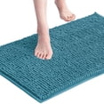 thumbnail image 7 of Bathroom Rugs Chenille Bath Rug Soft Short Plush Bath Mat Soft Shower Mat Water Absorbent Shower Mat Quick Dry Machine Washable(Stone Blue,16" x 24"), 7 of 7