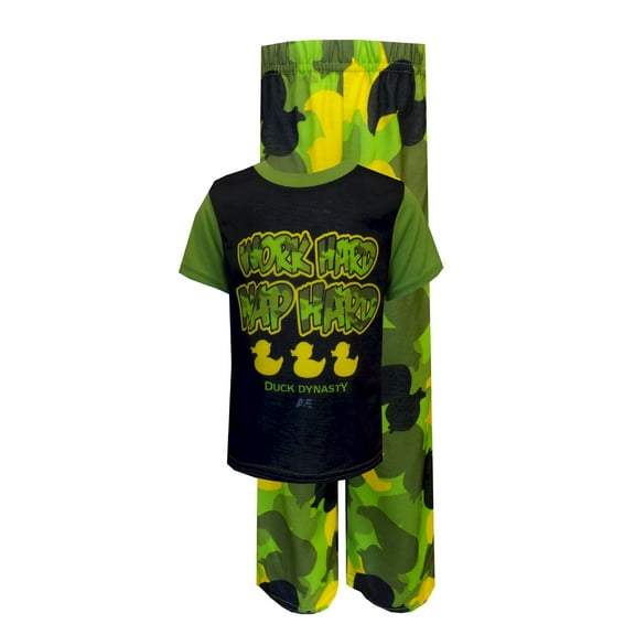 Duck Dynasty Boys Duck Dynasty Work Hard Nap Hard Toddler Pajamas (3T)