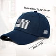 thumbnail image 7 of American Trends Baseball Cap for Men USA Flag Embroidered Baseball Hat Adjustable Golf Hat UV Protection Navy Blue, 7 of 7