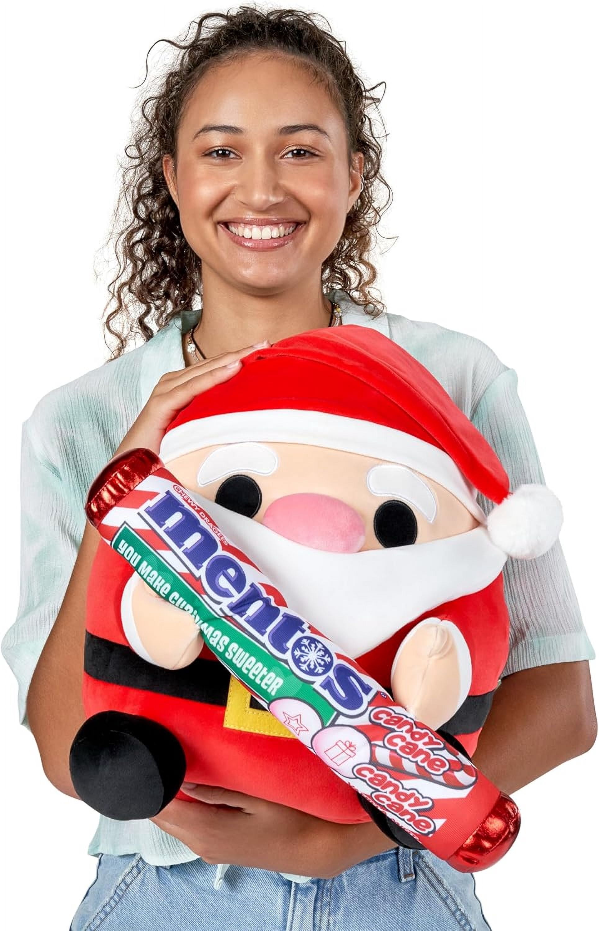 Snackles Christmas Santa Claus & Mentos 14 Inch Plush by ZURU
