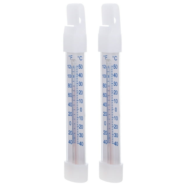 CTIRCHIU 2Pcs Refrigerator Thermometer with Accurate Sensor for Real Time Fridge and Freezer Temperature