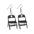 thumbnail image 4 of Pendientes de silla para mujer, pendientes colgantes de acrílico minimalista, pendientes creativos, pendientes divertidos para regalo de cumpleaños, Estilo A, 4 of 8