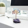 thumbnail image 4 of Boovnll Room Decor, Colorful Crystal Healing Crystal Tree Natural Crystals Stone Base Copper Wire Tree Life Money Trees Feng Shui Spiritual Energy Tree for Home Office, Home Decor, 4 of 6