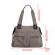 thumbnail image 3 of Bolso de hombro de nailon de gran capacidad con múltiples bolsillos, mochila de viaje de gran capacidad, organizador de bolsos multifuncional de tela de nailon., 3 of 3