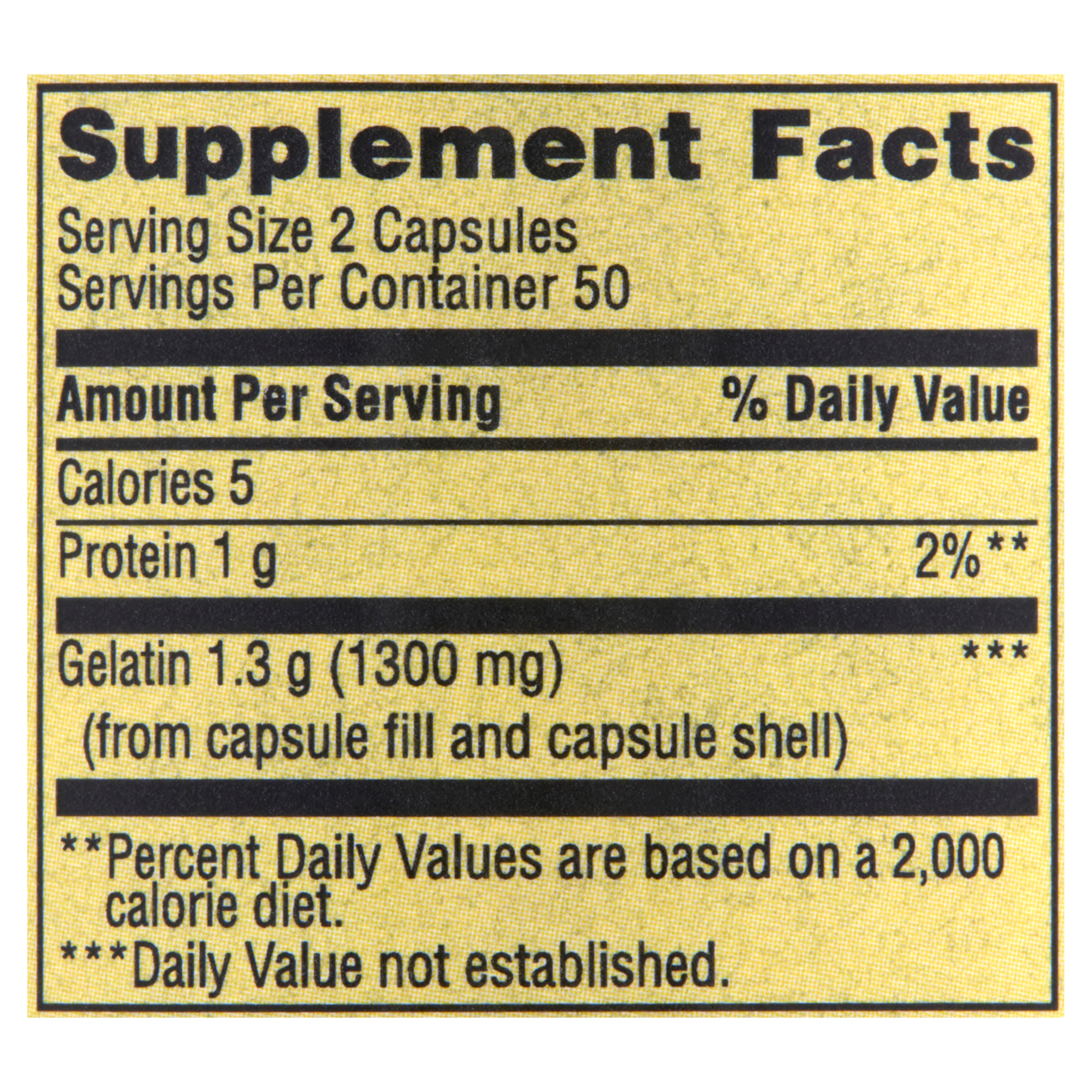 Spring Valley Gelatin Dietary Supplement, 1,300 mg, 100 Count - image 4 of 8