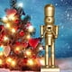 thumbnail image 4 of cascanueces,Figuras de adornos de cascanueces de 10 pulgadas,juguete,cascanueces navidad decoraciones cifras decoración,Cascanueces de madera tradicional King Soldier de 25 cm,navidad, 4 of 7