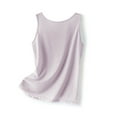 thumbnail image 2 of Fengqque Tank Tops for Women Summer Round Neck Sleeveless Casual Loose Fit Solid Color Tunic Basic Tee Tanks Gray XL(XL), 2 of 5