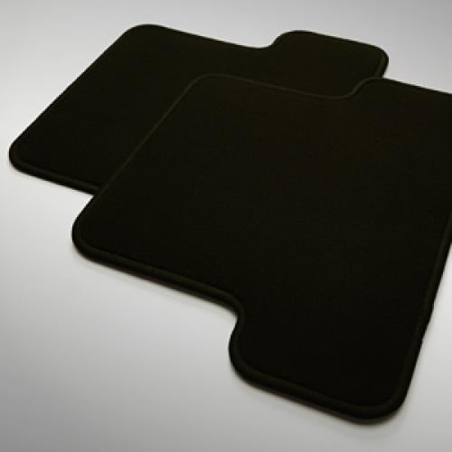 GM 23464410 Rear Premium Carpet Floor Mats Chevrolet Colorado GMC Canyon Crew Cab Jet Black