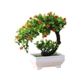 thumbnail image 2 of Artificial Bonsai Tree in Pot, Realistic Small Bonsai Tree Fake Plant, Decorative Artificial Trees for Balcony, Home, Garden, Office Ornaments, 2 of 7