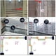 thumbnail image 4 of Tira de sellado para puerta de baño, mampara de ducha, sello para hueco de ventana, parte inferior de vidrio de goma plana curvada, clima sin marco, 1m en forma de U, 4 of 4