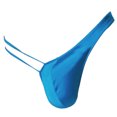 thumbnail image 4 of para hombre Tiras dobles Una bolsa lateral  Panty Briefs jinwen Sexy Men's Charming Strips G-String Ropa interior Bolsa Breve Tanga Bikini Panty, 4 of 7