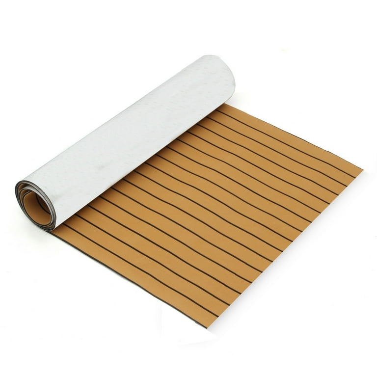 1Pcs 95'' x 35'' Marine Boat Sheet Teak Decking Boat Flooring Mats Yacht Flooring EVA Foam Floor Sheet Non-Skid Self-Adhesive Sea Deck , 5.5mm Thickness 1Pcs 95'' x 35'' Marine Boat Sheet Teak Decking Boat Flooring Mats Yacht Flooring EVA Foam Floor Sheet Non-Skid Self-Adhesive Sea Deck , 5.5mm Thickness