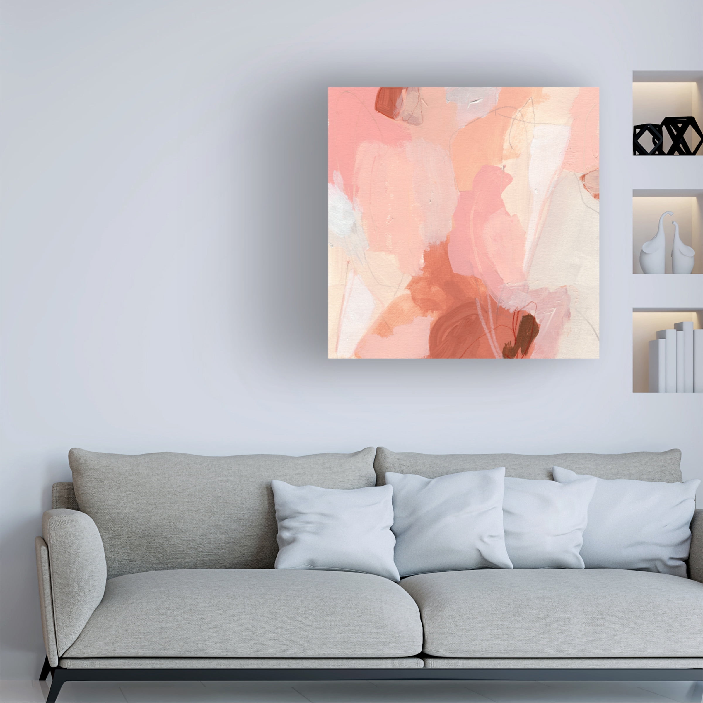 June Erica Vess 'Terracotta Cloud II' Canvas Art