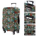 thumbnail image 5 of Multicolor Bigfoot and Text Pattern Luggage Cover Fashion Suitcase Cover Baggage Covers Fit 25-28 Inch Luggage (Go Travel), 5 of 5