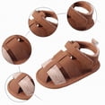 thumbnail image 6 of Baby Boy Walking Sandals Infant Closed Toe Breathable Mesh Lightweight Sport Sandals for Summer Outdoor Toddler Casual Shoes Gibobby,5,Brown, 6 of 9