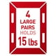 thumbnail image 2 of Tiras para colgar cuadros Command de 15 y 10 libras, 28 pares, 2 of 9