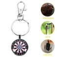 thumbnail image 3 of HEALEEP 2Ud Llaveros Dartboard Deportivos De Material Y Único Multicolor, 3 of 7