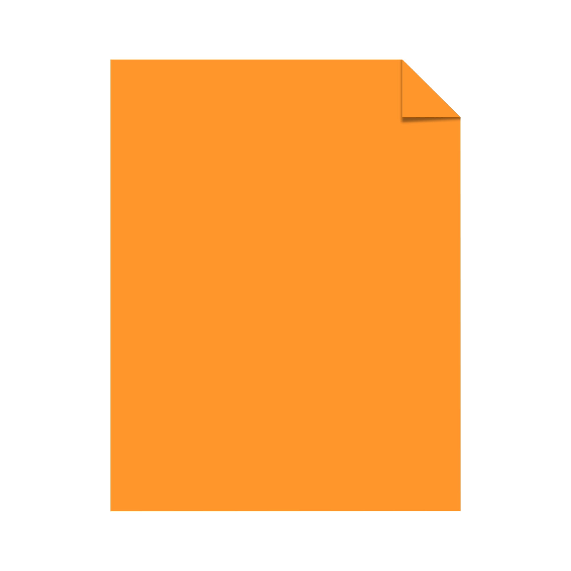 Astrobrights Orange Cardstock, 8.5" x 11", 65 lb./176 Gsm, 250 Sheets (21858-01)