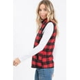 thumbnail image 4 of The Kassidy - Women's Black & Red Fleece Vest, 4 of 6
