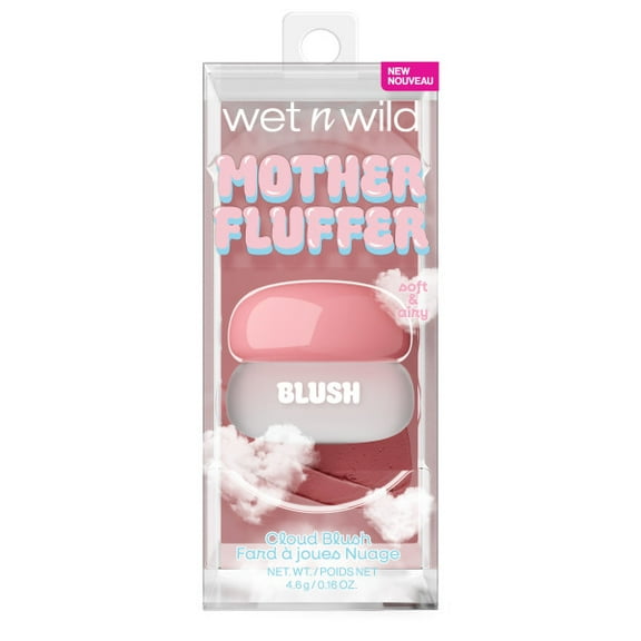 Wet n Wild Mother Fluffer Cloud Pudding Blush, Rose the Roof, 0.16 oz