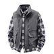 thumbnail image 4 of Camiseta sin mangas con cuello vuelto para hombre, informal, de color liso, con bolsillo y solapa, sin mangas, fina, para exteriores, con múltiples bolsillos, de poliéster., 4 of 9