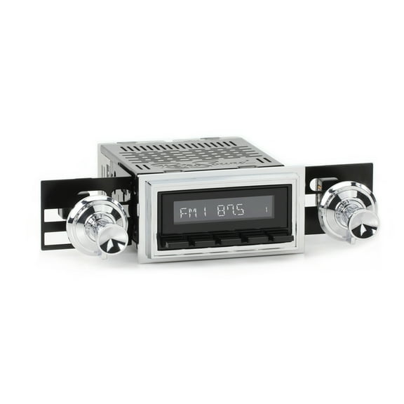 RetroRadio Compatible with 1961-62 Chevrolet Biscayne  Features Include Bluetooth, HD, SiriusXM Ready, AM/FM LB-M4-126-09-79C3