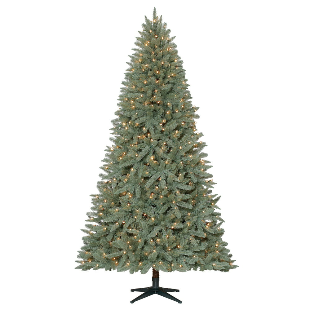 Holiday Time Prelit Fir Christmas Tree 7.5 ft, Green