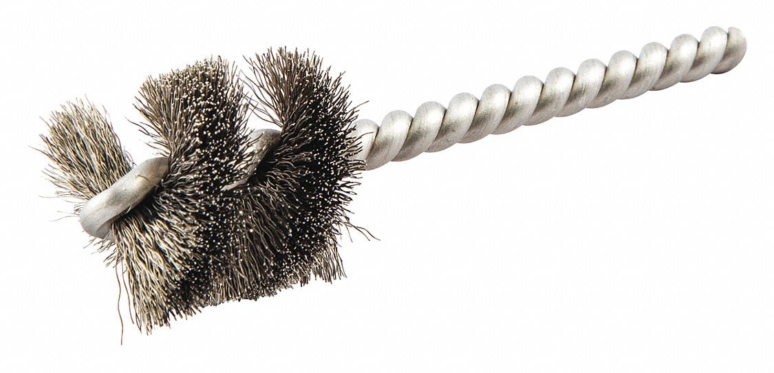 Norton Abrasives Single Spiral Tube Brush,1 dia. 66252839066
